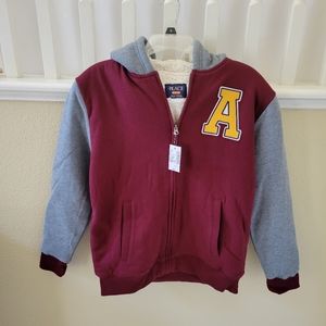 Boys Varsity Fleece Zip-Up Hoodie